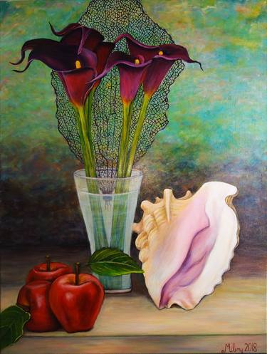 Print of Fine Art Still Life Paintings by Mileny Gonzalez