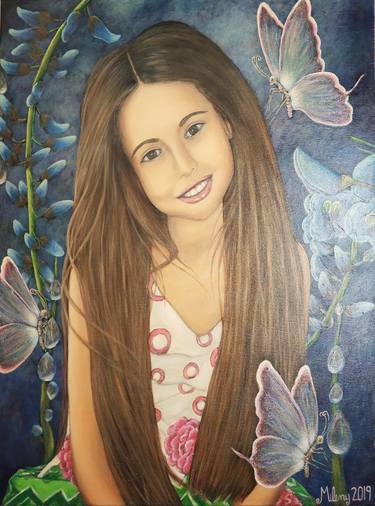 Original Portrait Paintings by Mileny Gonzalez