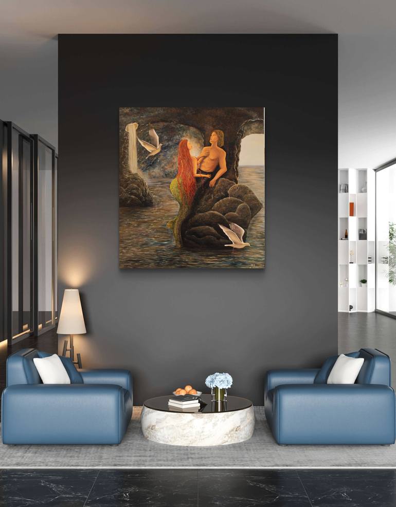 Original Contemporary Beach Painting by Mileny Gonzalez 