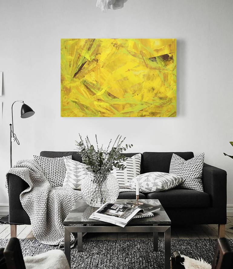 Original Abstract Painting by Mansur Boybekov