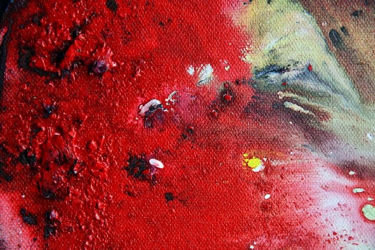 Original Abstract Expressionism Abstract Painting by Jie Feng