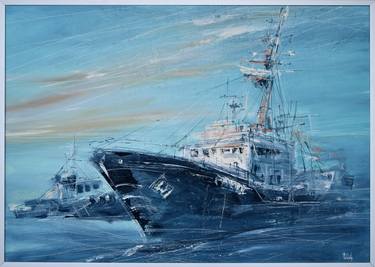 Print of Ship Paintings by Volha Belevets