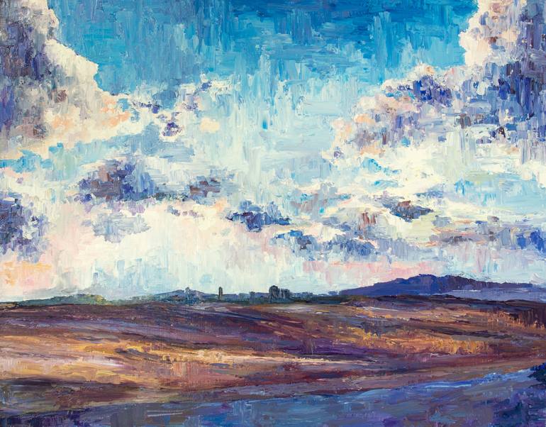 Lavender View Painting by Courtney Noonan Saatchi Art