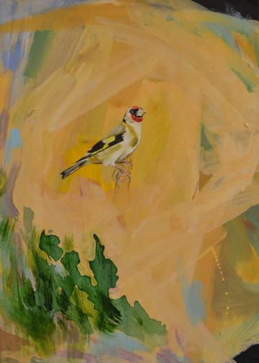 Original Abstract Animal Painting by J A C Bezer