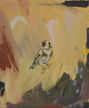 Original Abstract Animal Painting by J A C Bezer