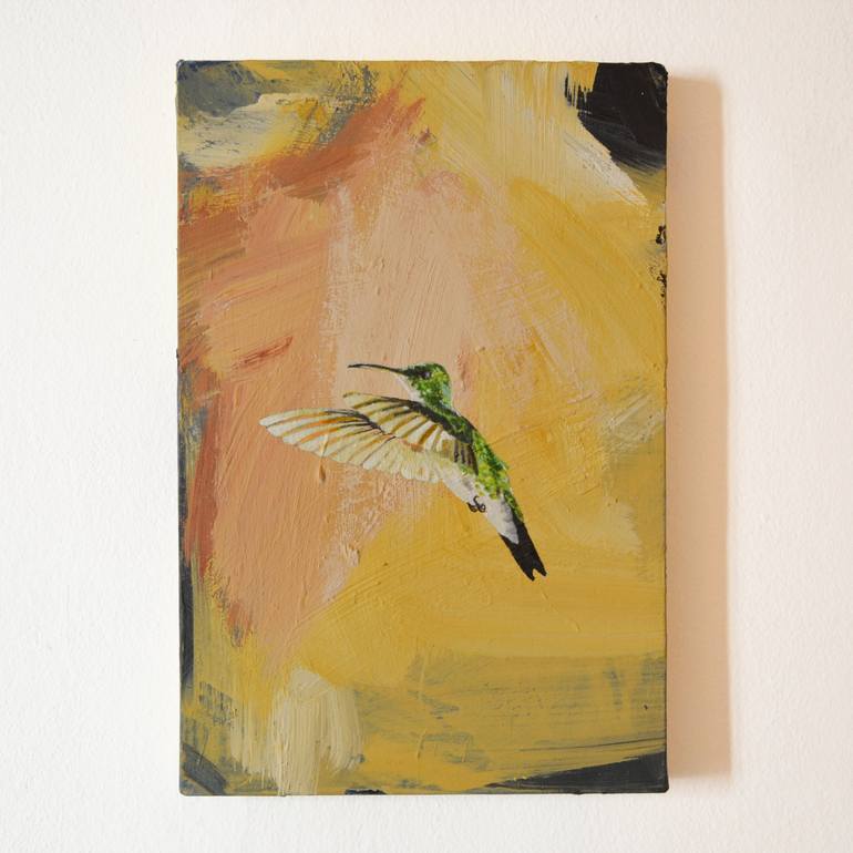 Original Abstract Animal Painting by J A C Bezer