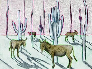 Print of Surrealism Animal Paintings by Yanin Ruibal
