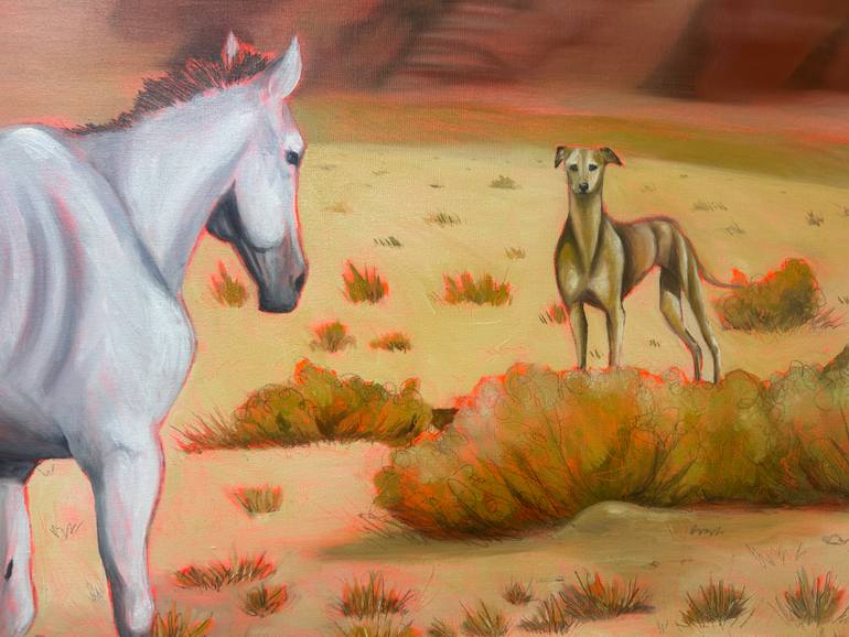 Original Figurative Animal Painting by Yanin Ruibal