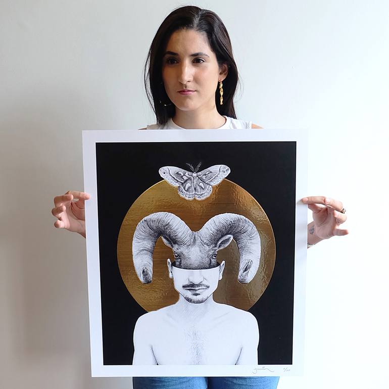 Original Fine Art Animal Printmaking by Yanin Ruibal