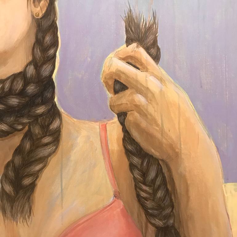 Original Illustration Women Painting by Yanin Ruibal