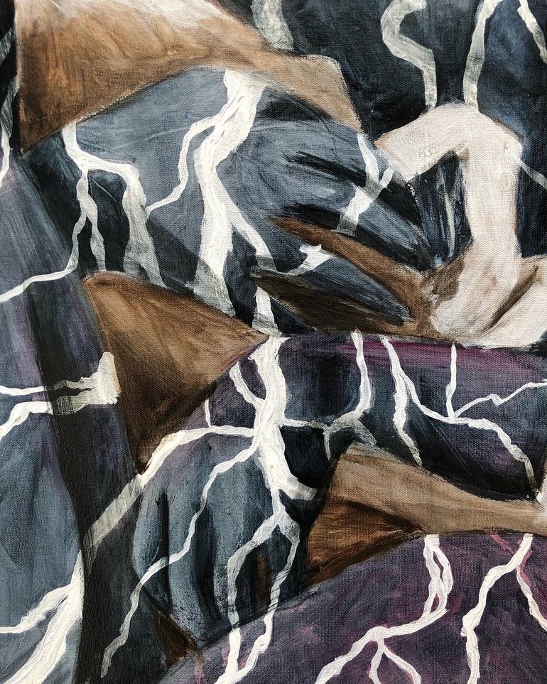 Original Expressionism Women Painting by Yanin Ruibal