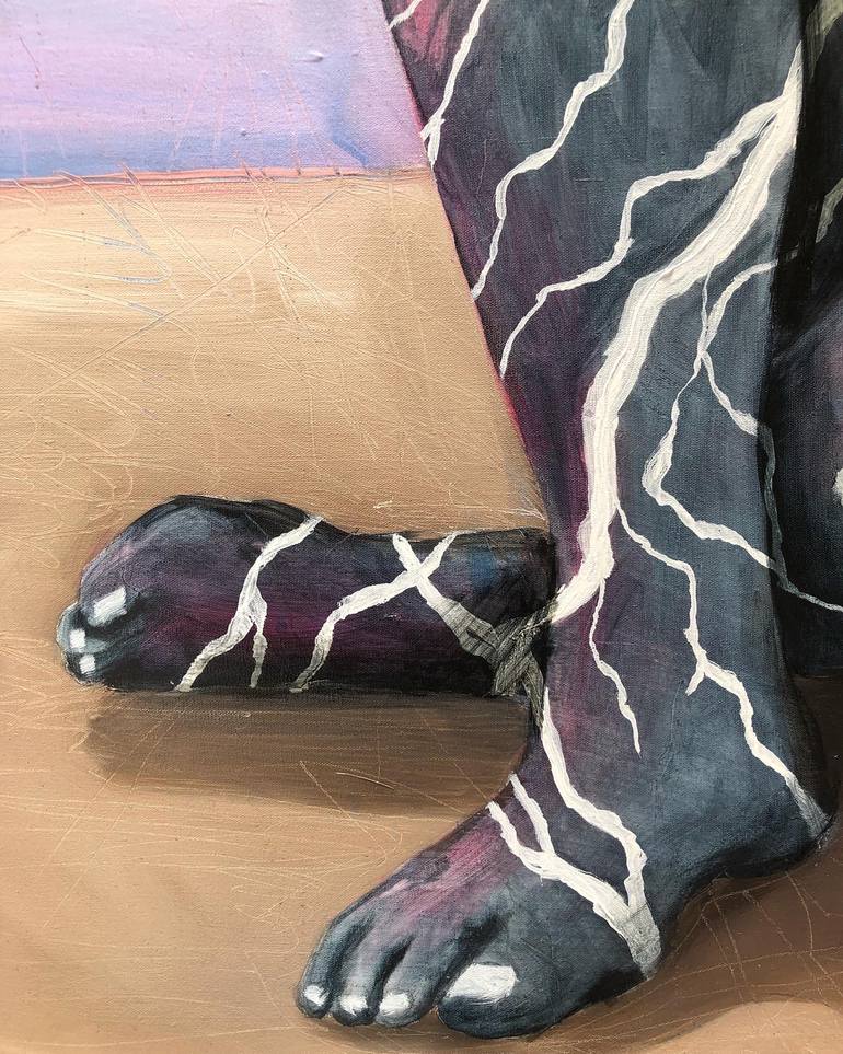 Original Expressionism Women Painting by Yanin Ruibal