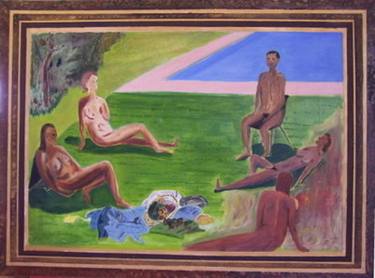 Original Nude Painting by Avi Lehrer