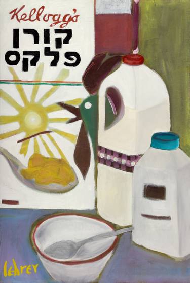 Original Conceptual Food & Drink Paintings by Avi Lehrer