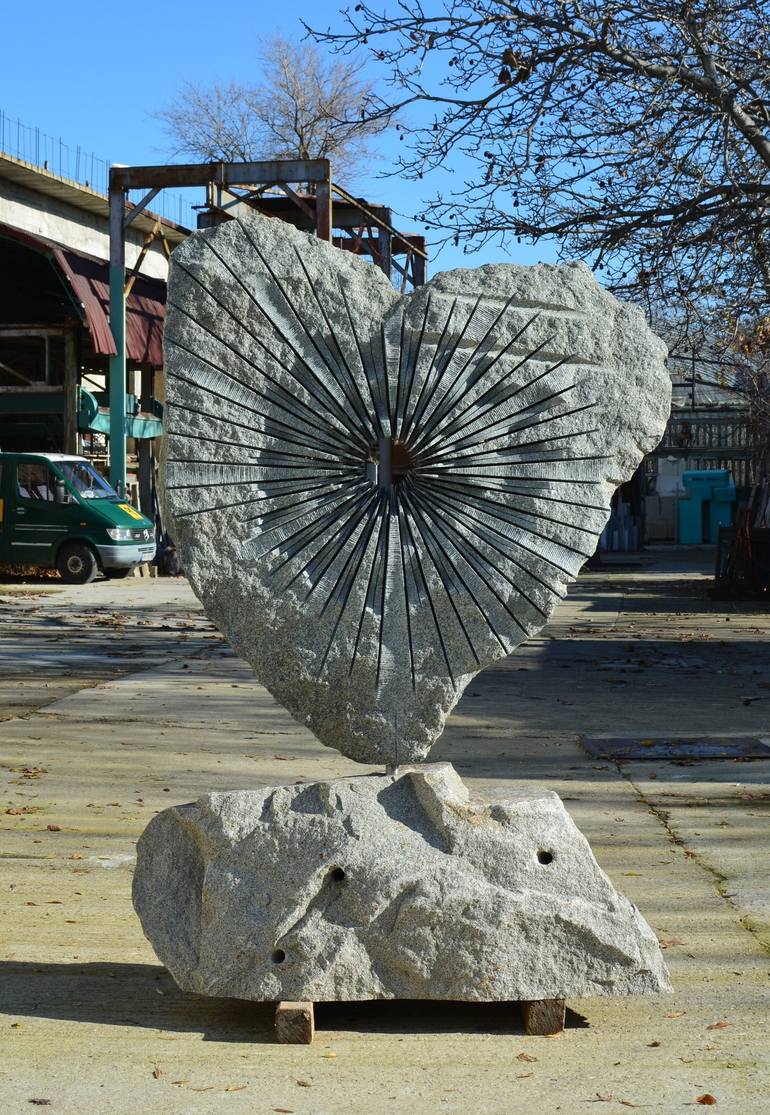 Original 3d Sculpture Garden Sculpture by Ognyan Chitakov