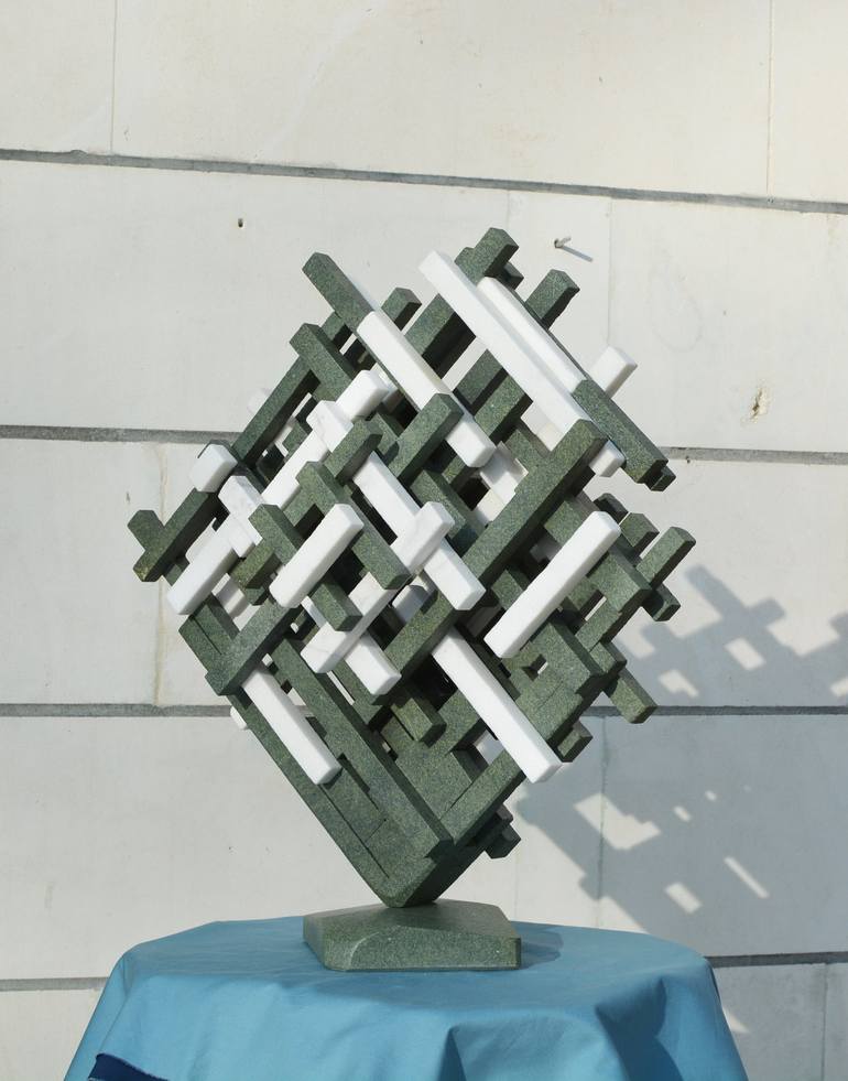 Original Outer Space Sculpture by Ognyan Chitakov