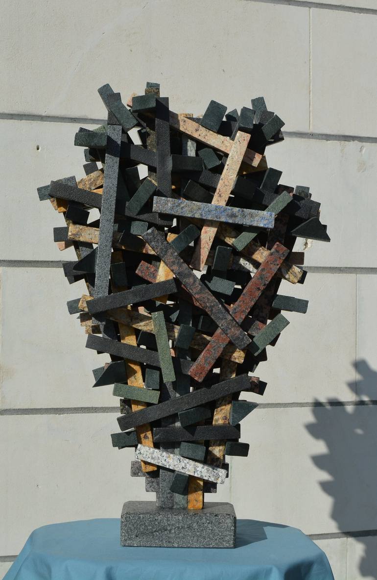 Original Outer Space Sculpture by Ognyan Chitakov