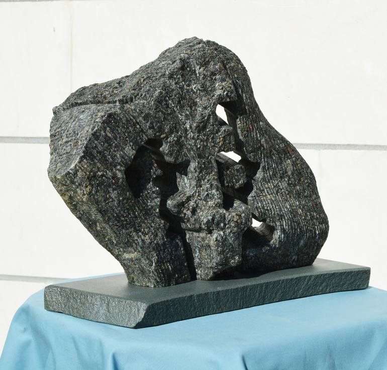 Original Abstract Expressionism Floral Sculpture by Ognyan Chitakov