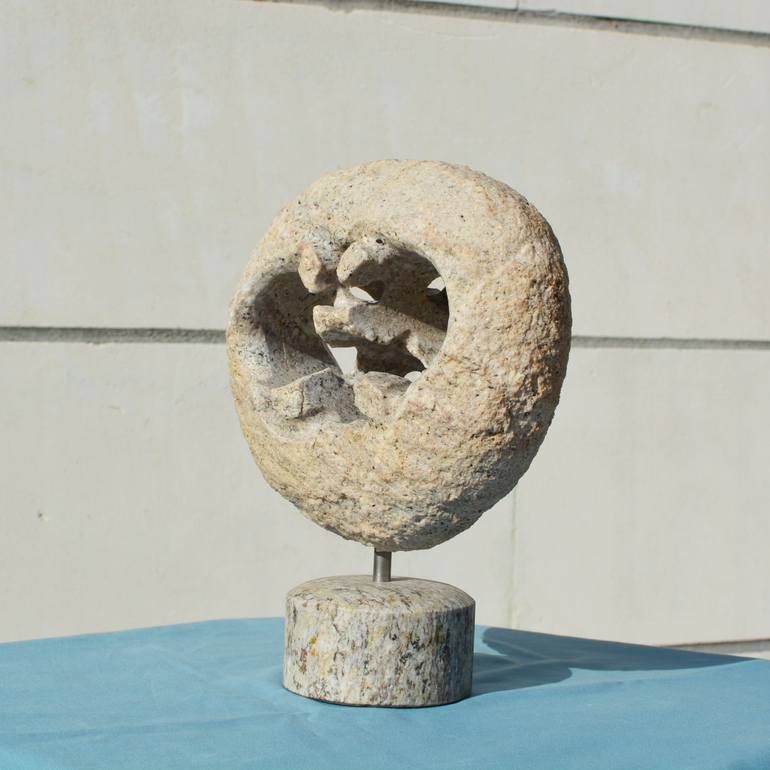 Original Abstract Expressionism Outer Space Sculpture by Ognyan Chitakov