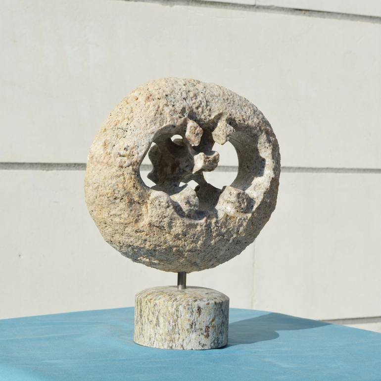 Original Abstract Expressionism Outer Space Sculpture by Ognyan Chitakov