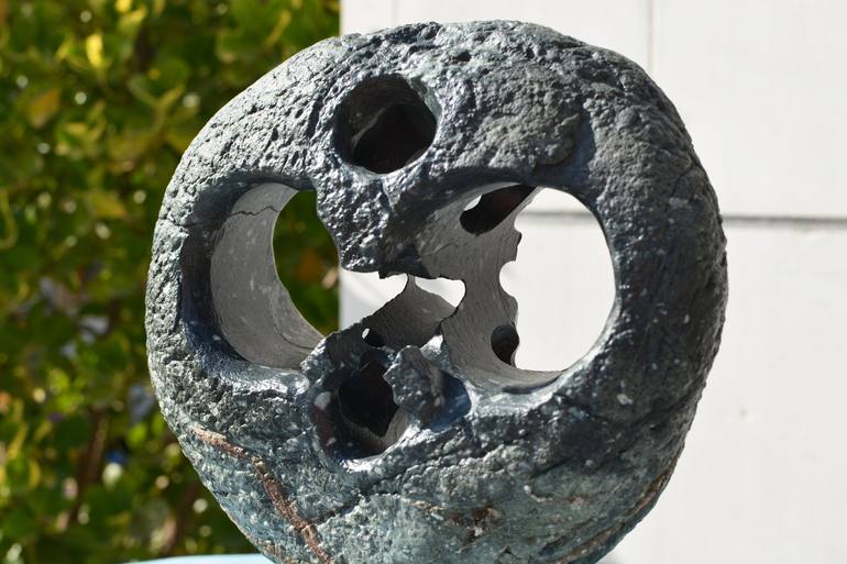 Original Abstract Outer Space Sculpture by Ognyan Chitakov