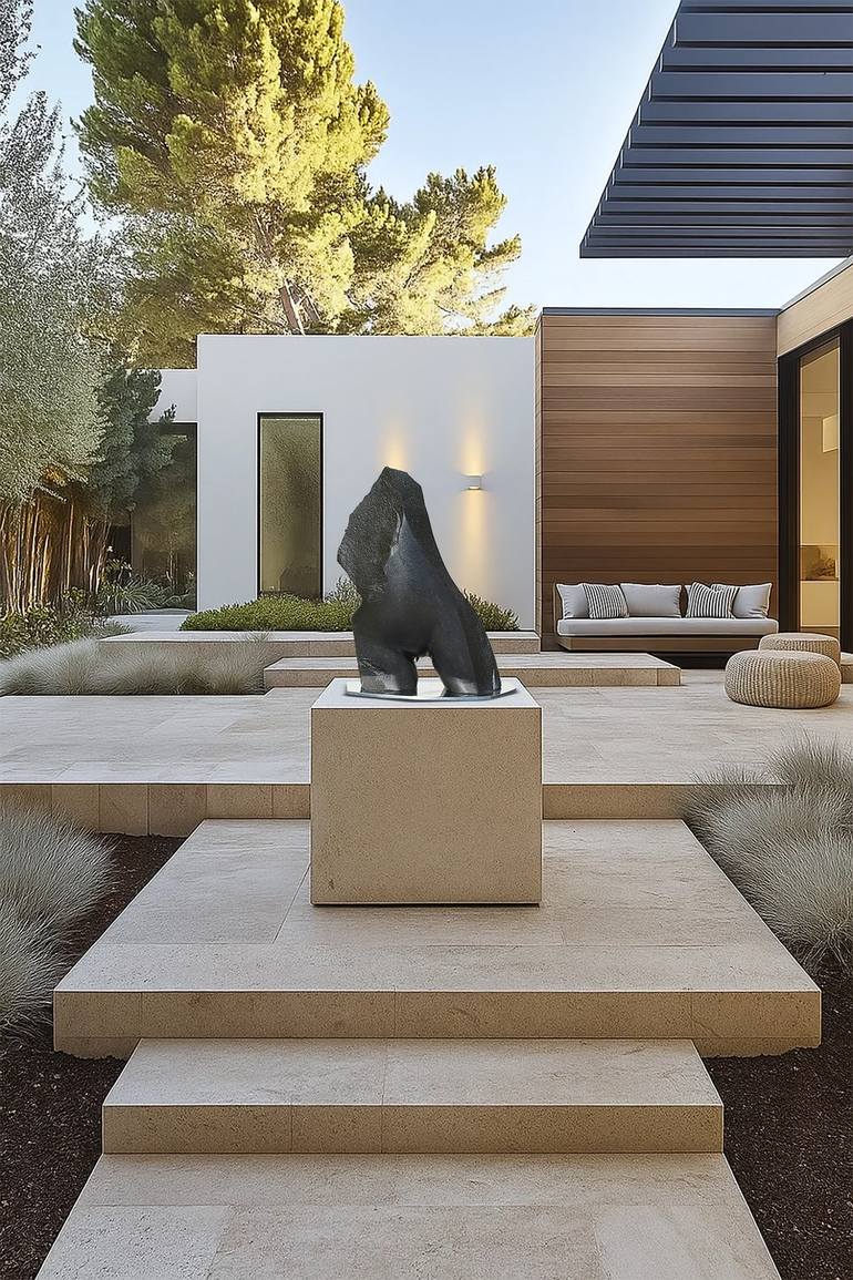 Original Impressionism Nude Sculpture by Ognyan Chitakov