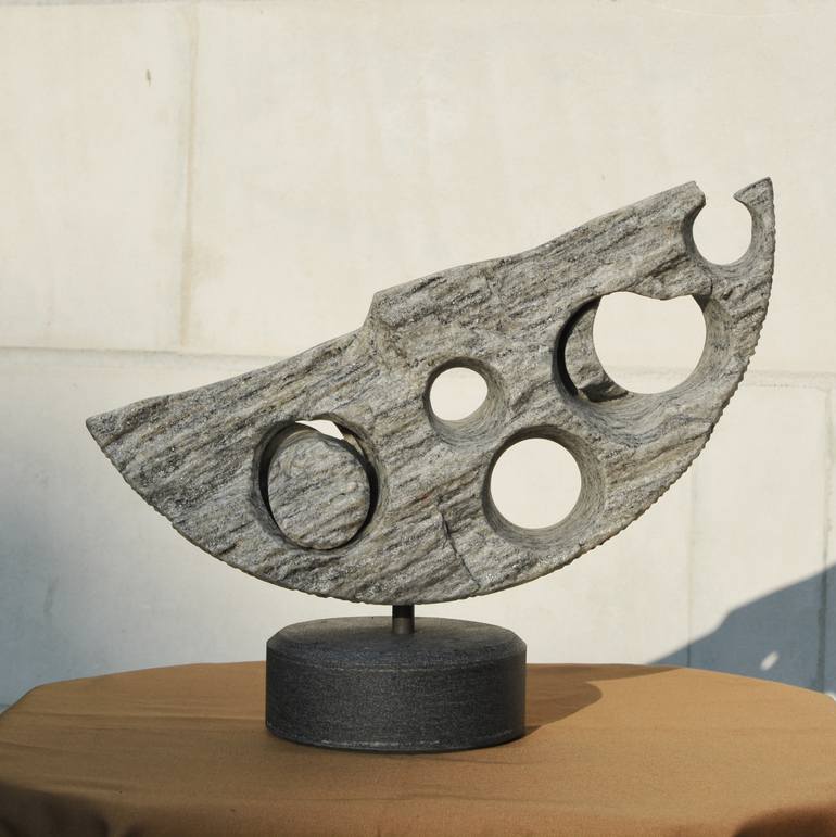 Original Abstract Expressionism Boat Sculpture by Ognyan Chitakov