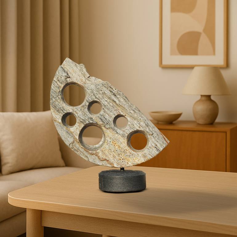 Original Abstract Expressionism Outer Space Sculpture by Ognyan Chitakov