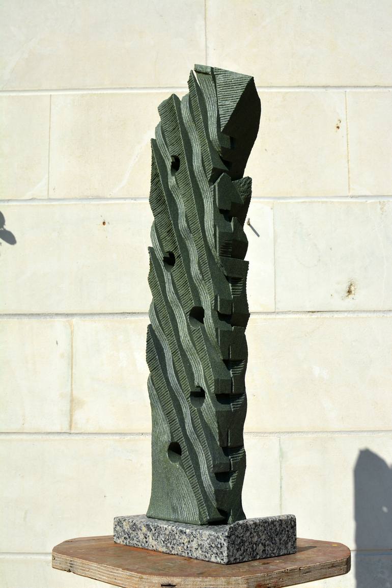 Original Abstract Expressionism Music Sculpture by Ognyan Chitakov