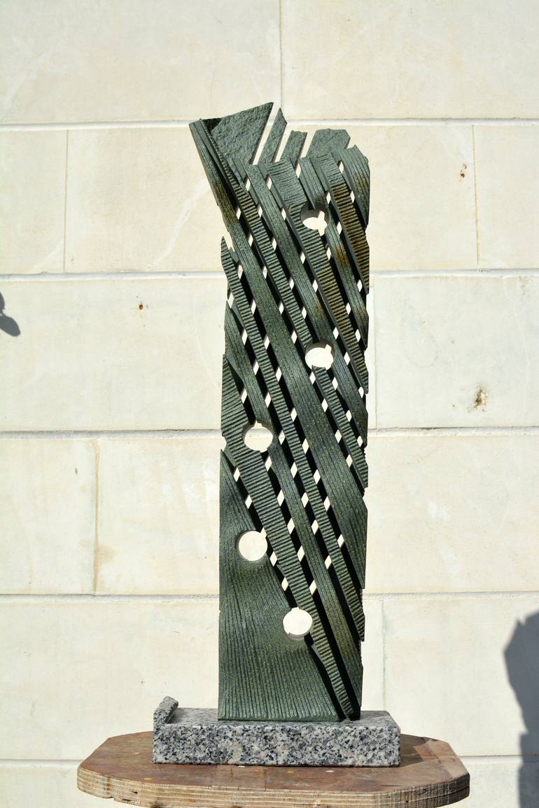 Original Abstract Expressionism Music Sculpture by Ognyan Chitakov