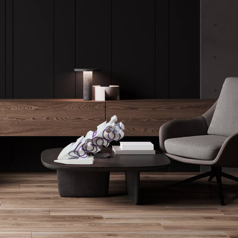 Original Algorithmic Outer Space Sculpture by Ognyan Chitakov