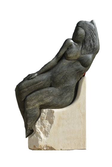 Original Impressionism Nude Sculpture by Ognyan Chitakov