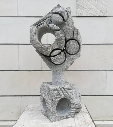 Original Abstract Geometric Sculpture by Ognyan Chitakov