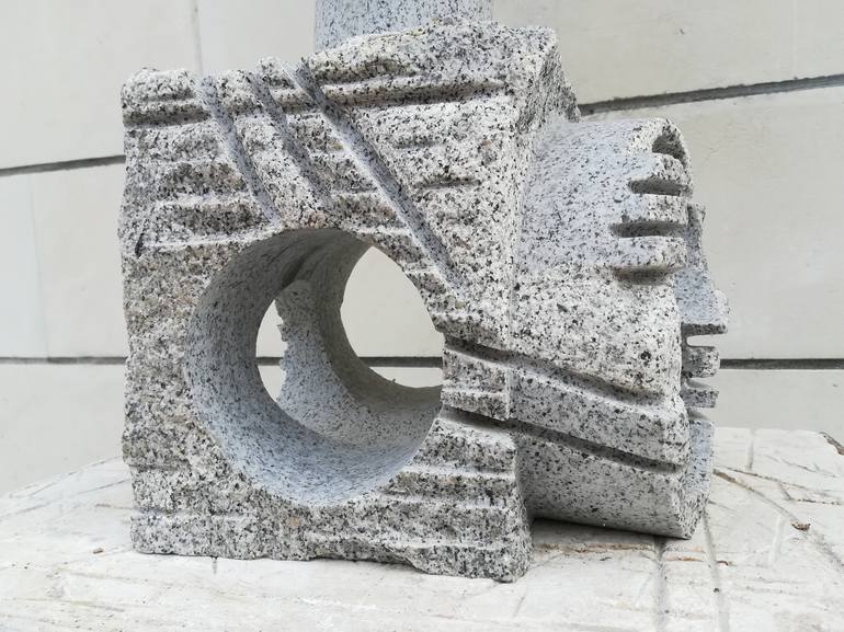 Original Abstract Geometric Sculpture by Ognyan Chitakov