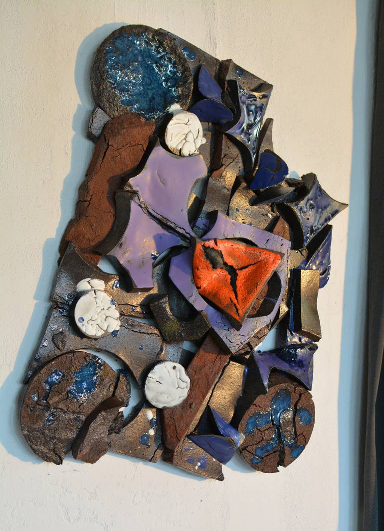 Original Abstract Wall Sculpture by Ognyan Chitakov