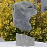 This original solid gray marble sculpture on beautiful solid granite pedestal is one of the latest artworks of the skillful Bulgarian contemporary professional sculptor Ognyan Chitakov, deeply inspired by naturalism, modernism and abstract art. It is one extraordinary marble masterpiece and exquisite modern home décor.
"Each stone material is alive and has a soul. I never ignore it and its gravity as well. I try to give each artwork the feeling of lightness." ... by the artist
