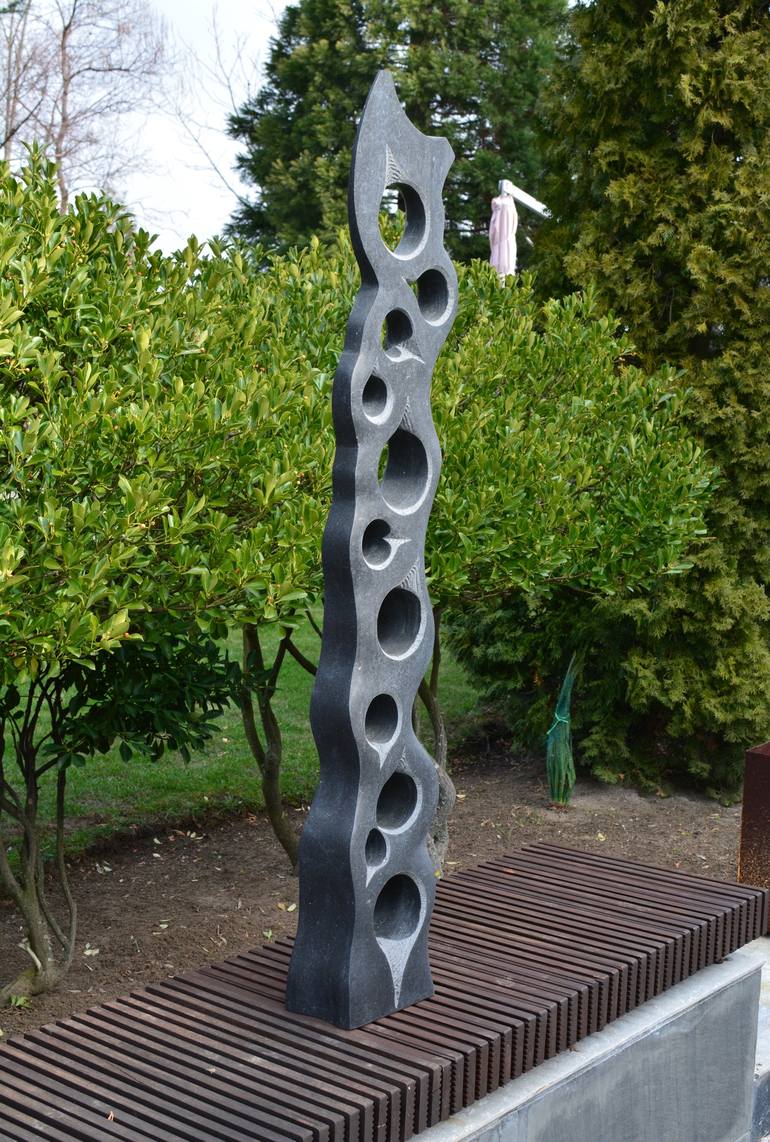 Original Abstract Garden Sculpture by Ognyan Chitakov