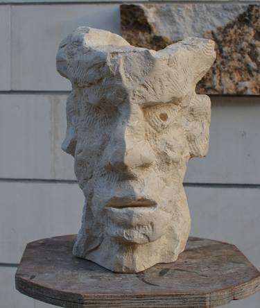Original Portraiture Classical mythology Sculpture by Ognyan Chitakov