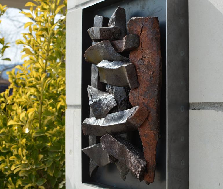 Original Abstract Wall Sculpture by Ognyan Chitakov