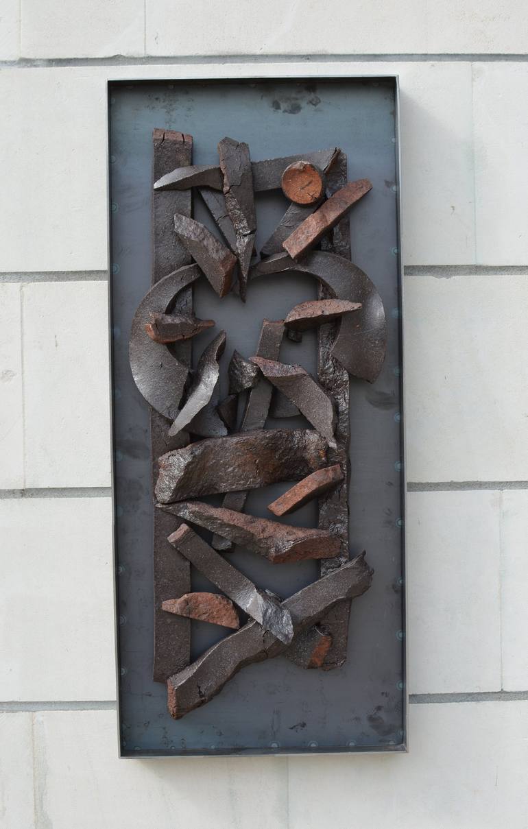 Original Abstract Wall Sculpture by Ognyan Chitakov