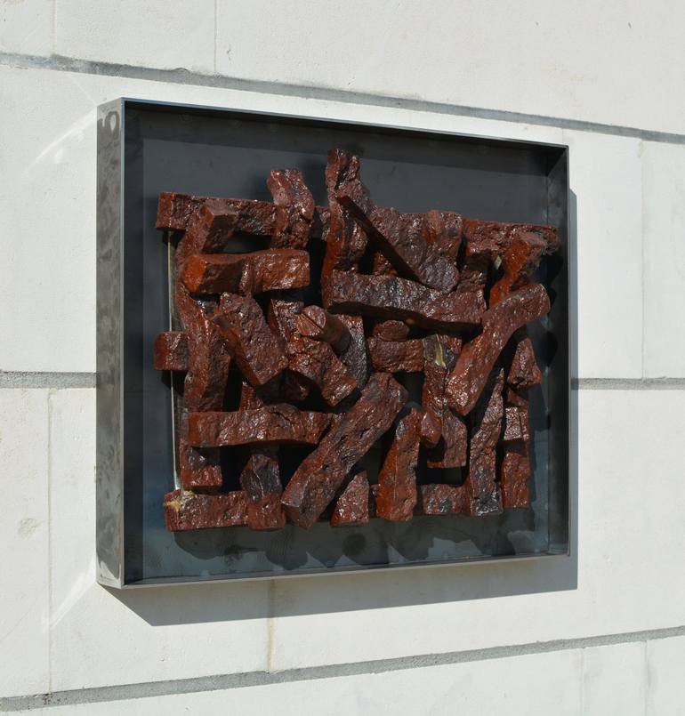 Original Abstract Wall Sculpture by Ognyan Chitakov