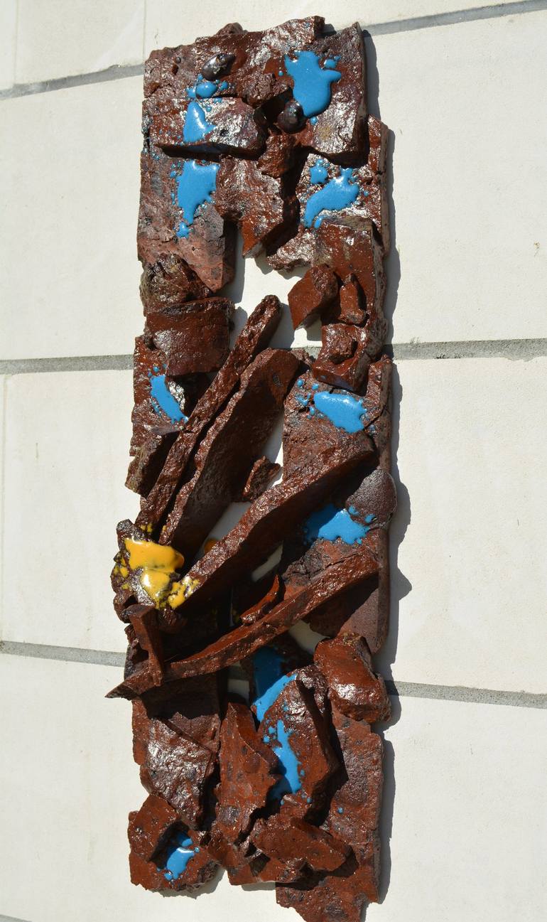 Original Abstract Wall Sculpture by Ognyan Chitakov