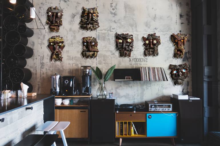 Original Dada People Sculpture by Ognyan Chitakov