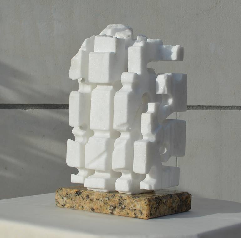 Original Cubism Abstract Sculpture by Ognyan Chitakov