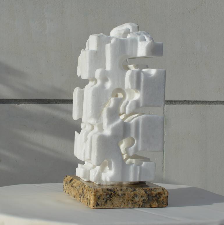 Original Cubism Abstract Sculpture by Ognyan Chitakov