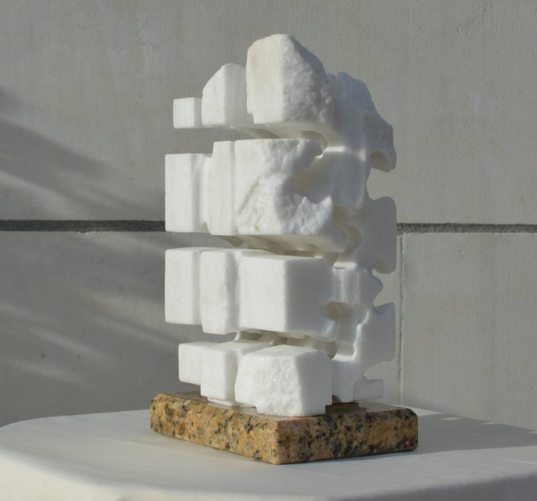 Original Cubism Abstract Sculpture by Ognyan Chitakov