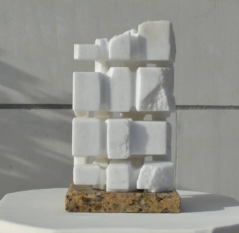 Original Cubism Abstract Sculpture by Ognyan Chitakov