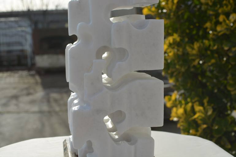Original Cubism Abstract Sculpture by Ognyan Chitakov