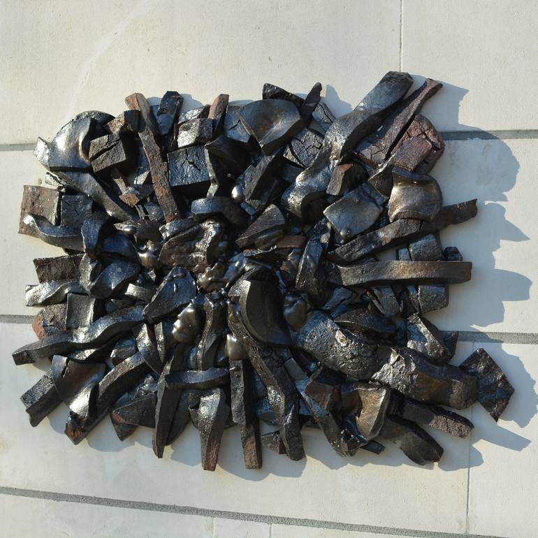 Original Abstract Wall Sculpture by Ognyan Chitakov