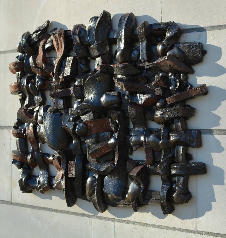 Original Abstract Wall Sculpture by Ognyan Chitakov